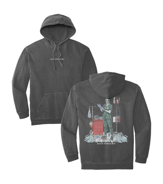DEADSIDE NURSE (FEMALE) - GREEN SCRUBS “DT ESSENTIAL" HOODIE