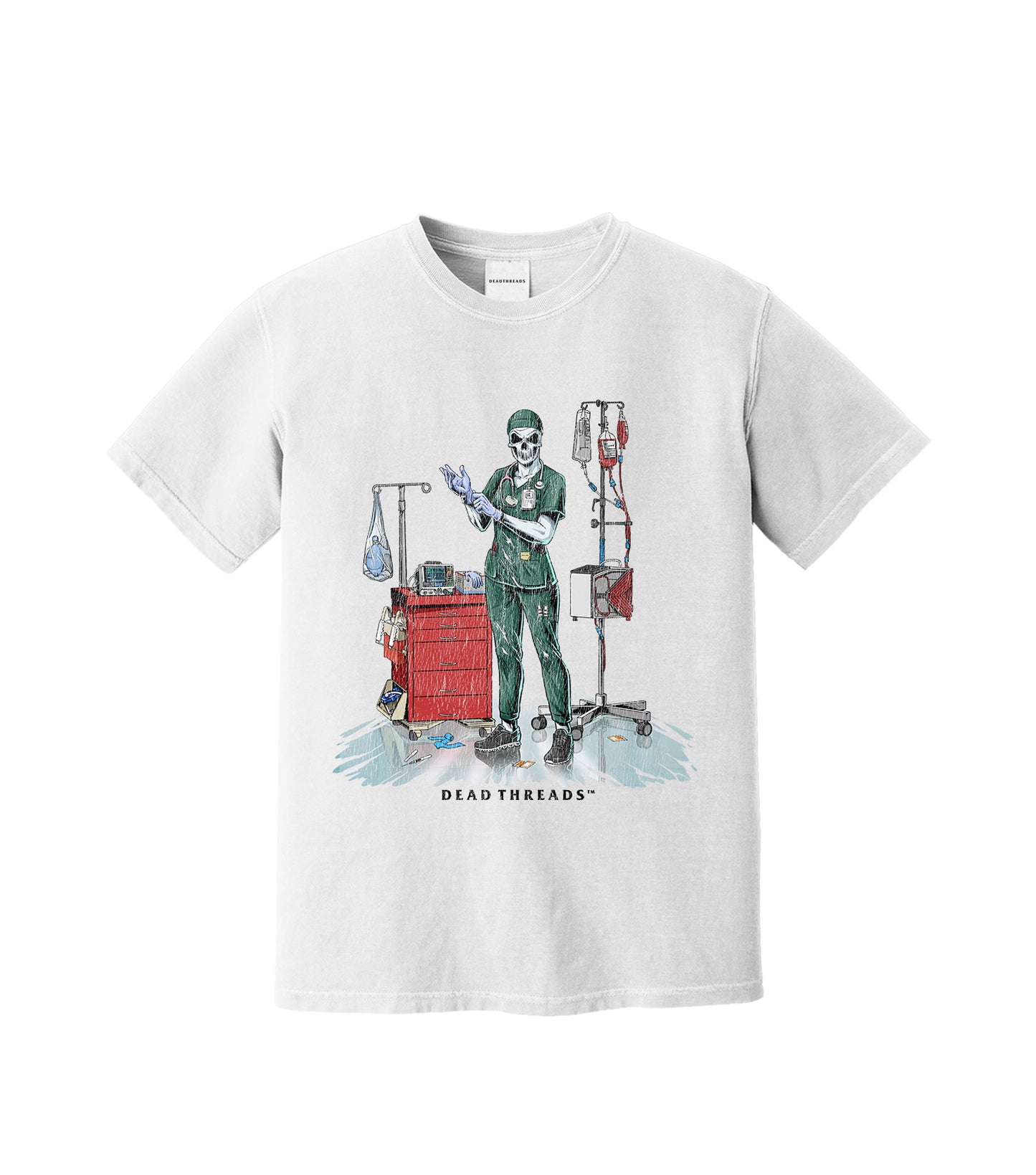 DEADSIDE NURSE (FEMALE) - GREEN SCRUBS