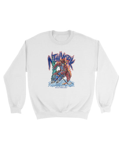NEW YORK HOCKEY "THE RANGER" KIDS CREWNECK SWEATSHIRT