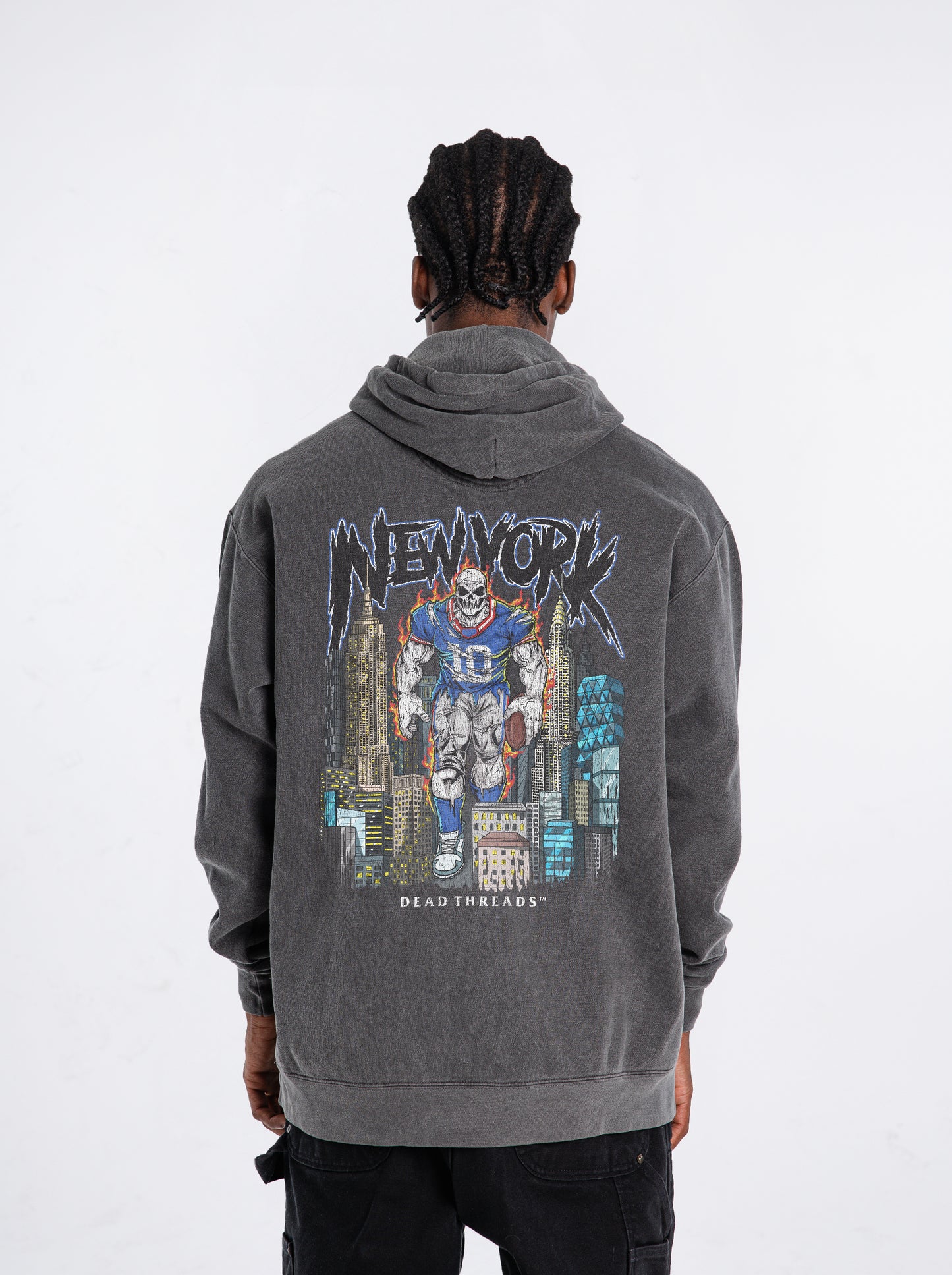 NEW YORK FOOTBALL BLUE - HOODIE