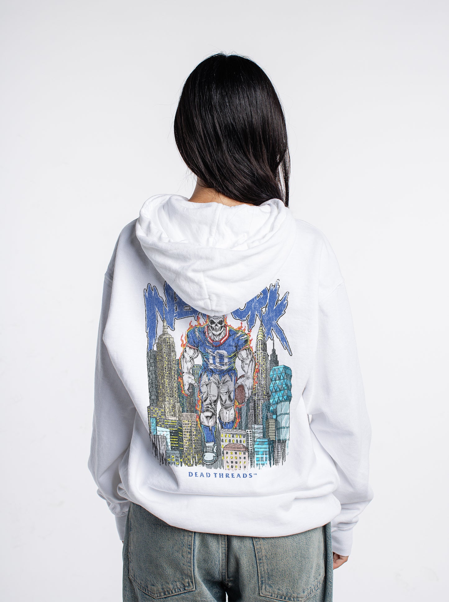 NEW YORK FOOTBALL BLUE - HOODIE