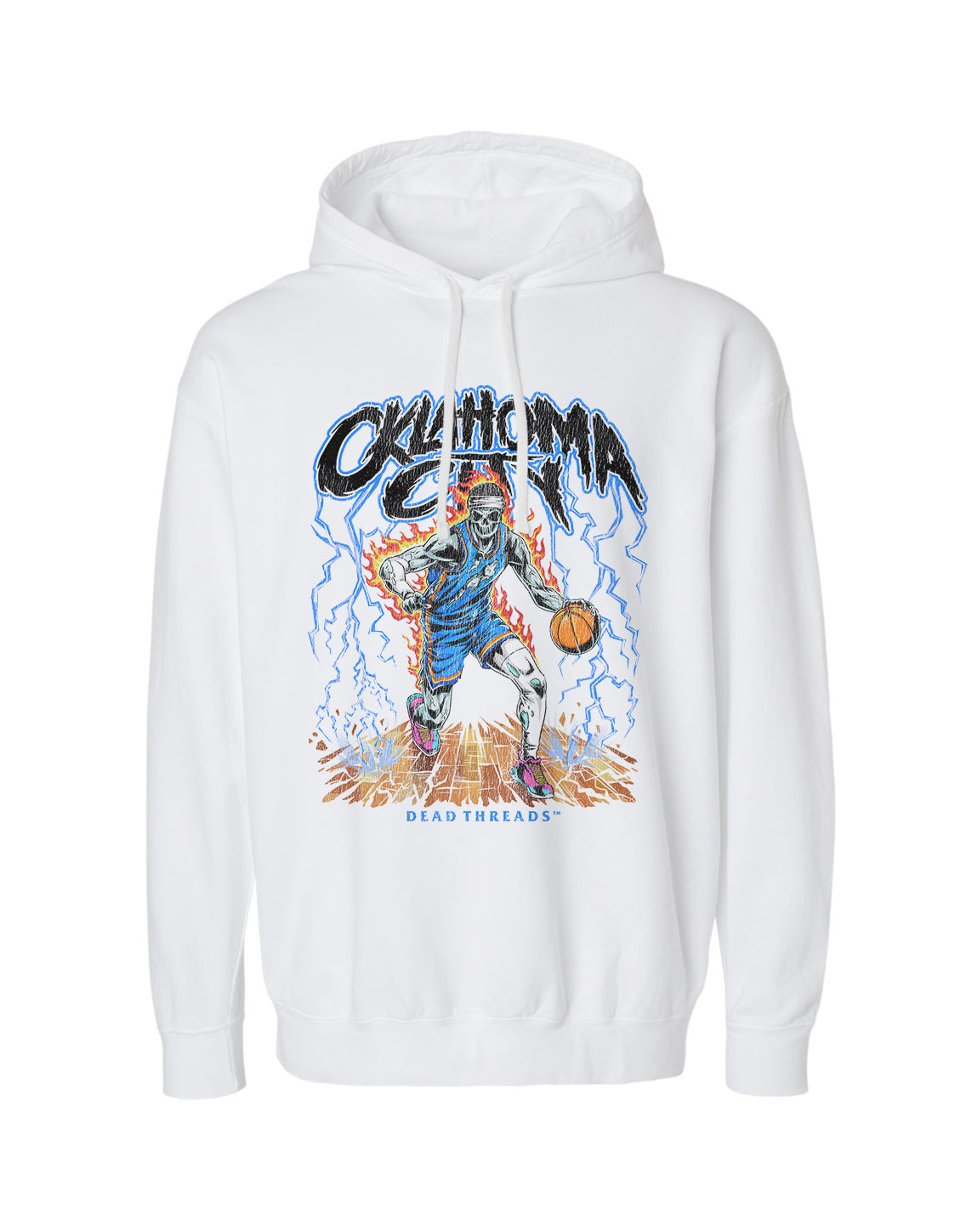 OKLAHOMA CITY "BLUE" BASKETBALL - LIGHTWEIGHT HOODIE