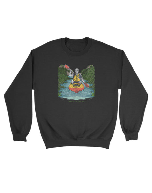 PADDLE OR PERISH KIDS CREWNECK SWEATSHIRT