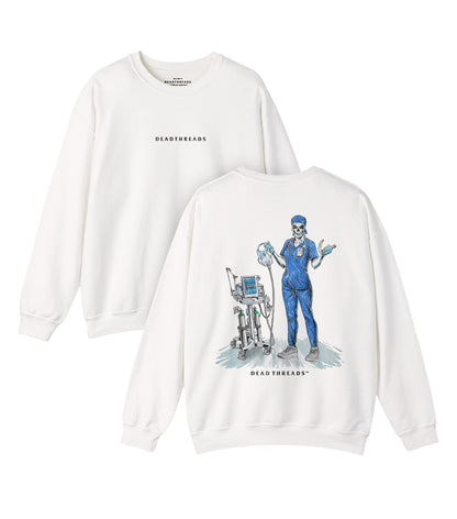 PEEP SHOW (RESPIRATORY THERAPIST) - “DT ESSENTIAL" CREWNECK SWEATSHIRT