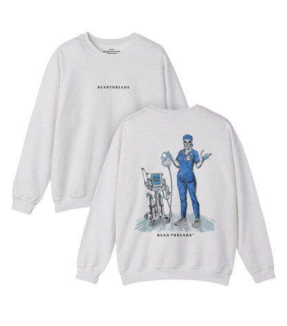 PEEP SHOW (RESPIRATORY THERAPIST) - “DT ESSENTIAL" CREWNECK SWEATSHIRT