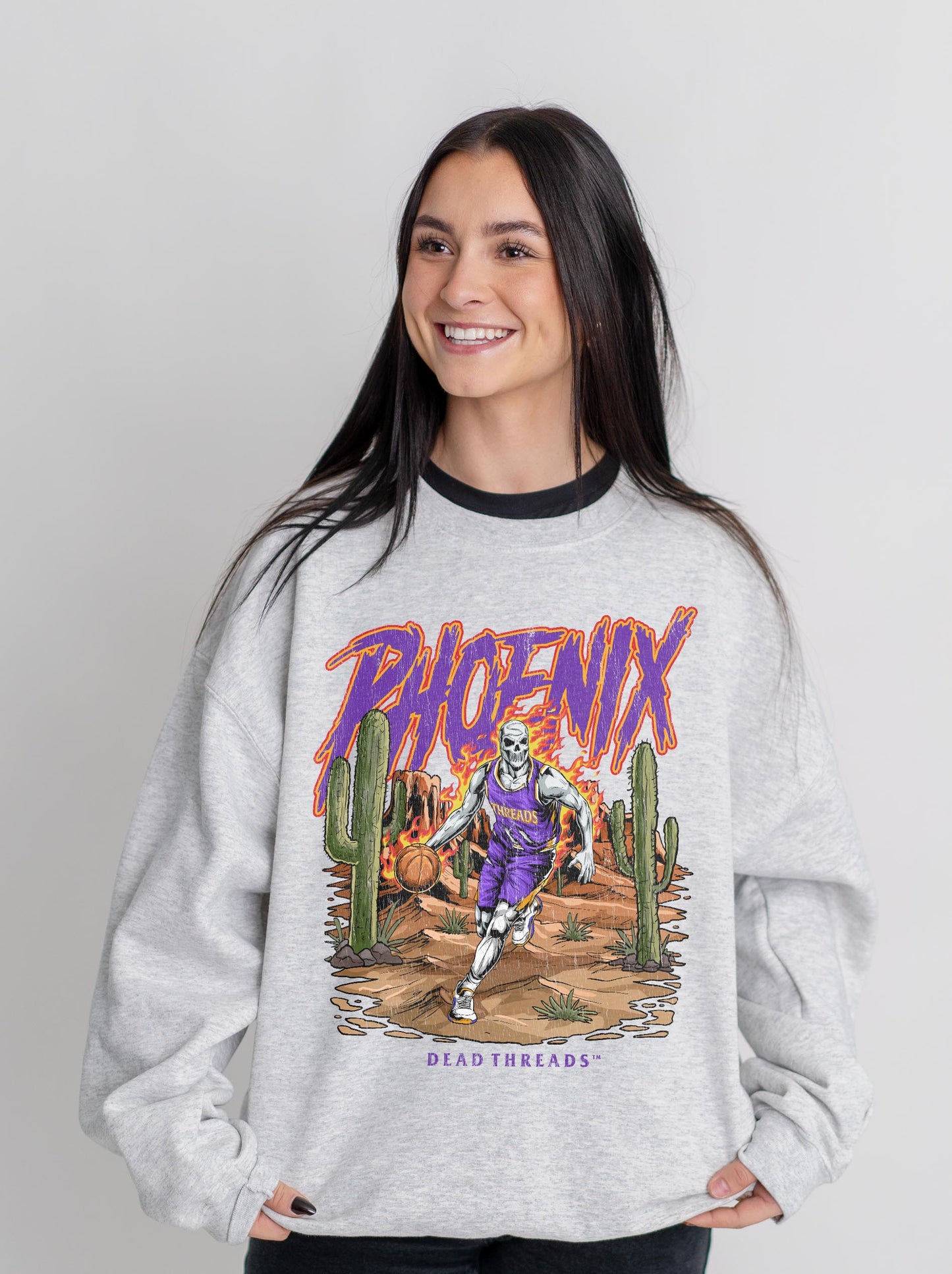 PHOENIX BASKETBALL CREWNECK SWEATSHIRT