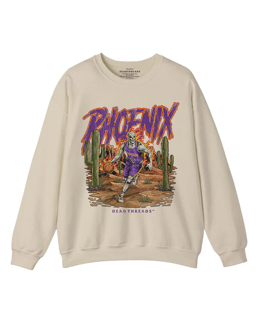 PHOENIX BASKETBALL CREWNECK SWEATSHIRT