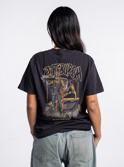 PITTSBURGH FOOTBALL v2 - “3 SKULL” PREMIUM T-SHIRT