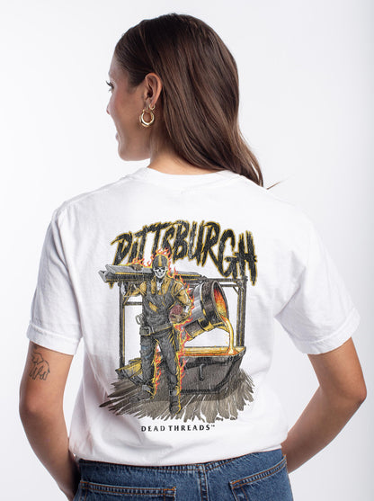 PITTSBURGH FOOTBALL v2 - “3 SKULL” PREMIUM T-SHIRT