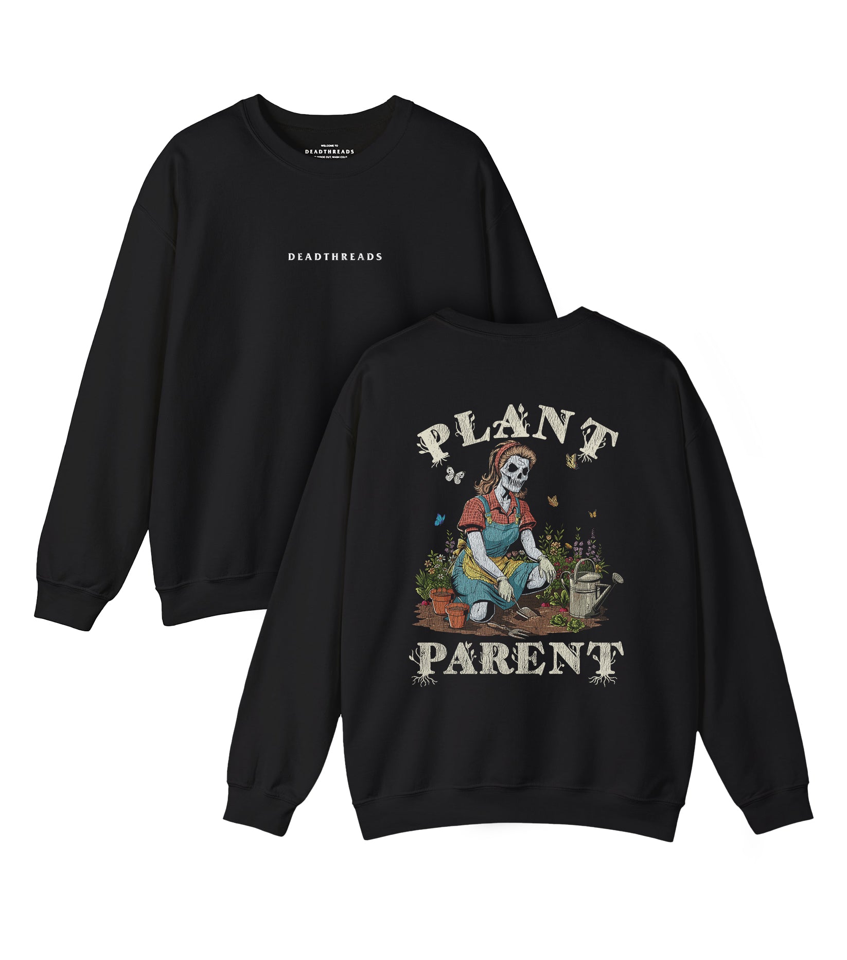 PLANT PARENT - “DT ESSENTIAL" CREWNECK SWEATSHIRT – Sweatshirt – Dead Threads Apparel
