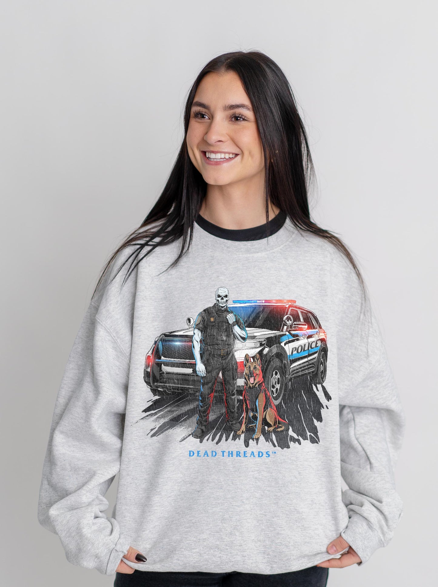 POLICE CREWNECK SWEATSHIRT