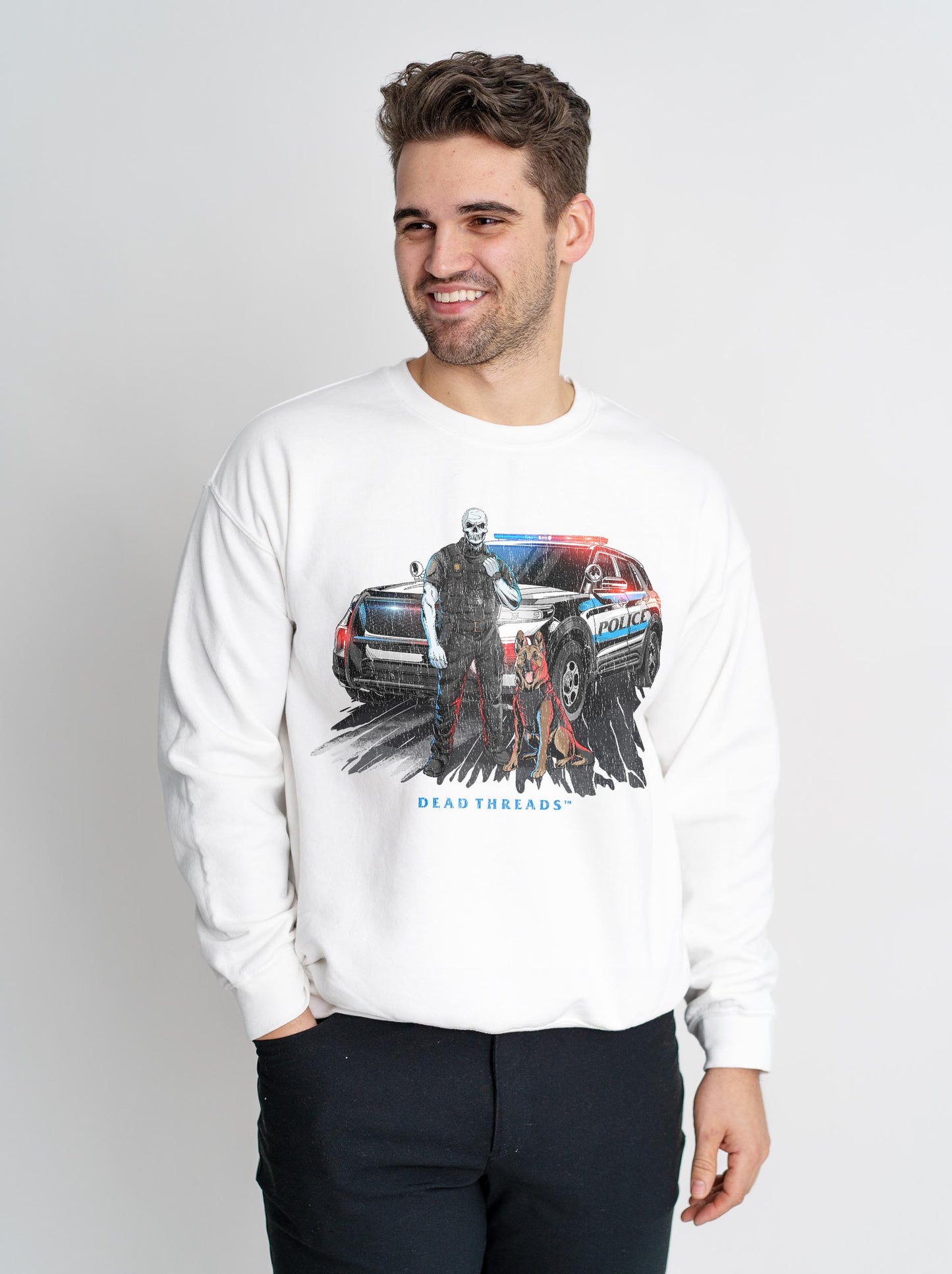 POLICE CREWNECK SWEATSHIRT