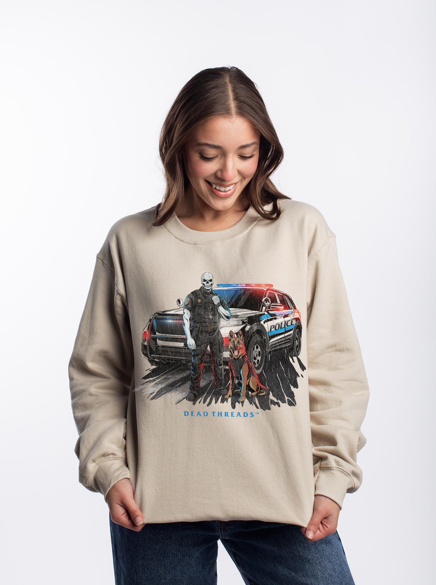 POLICE CREWNECK SWEATSHIRT