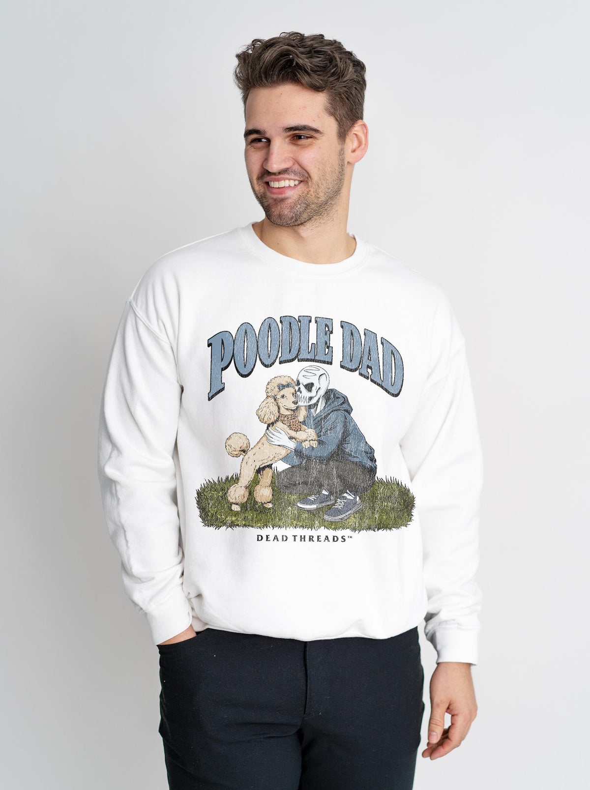 POODLE DAD - CREWNECK SWEATSHIRT