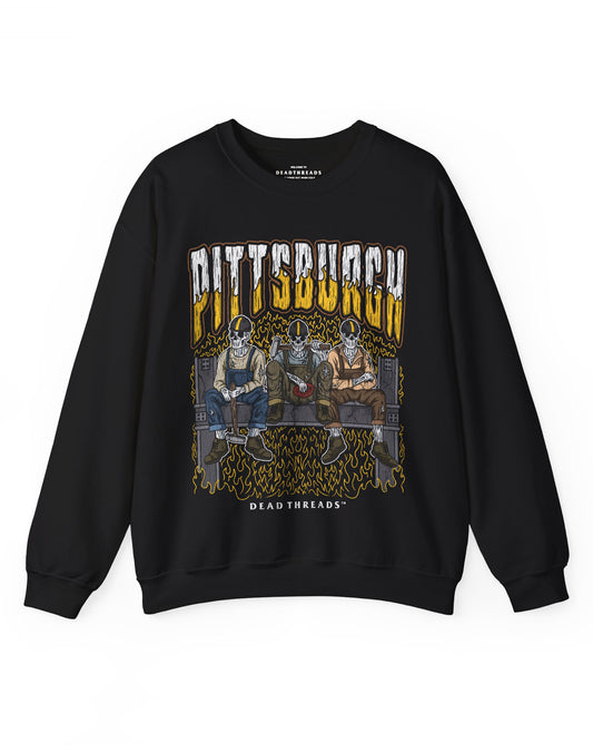 PITTSBURGH FOOTBALL v1 CREWNECK SWEATSHIRT