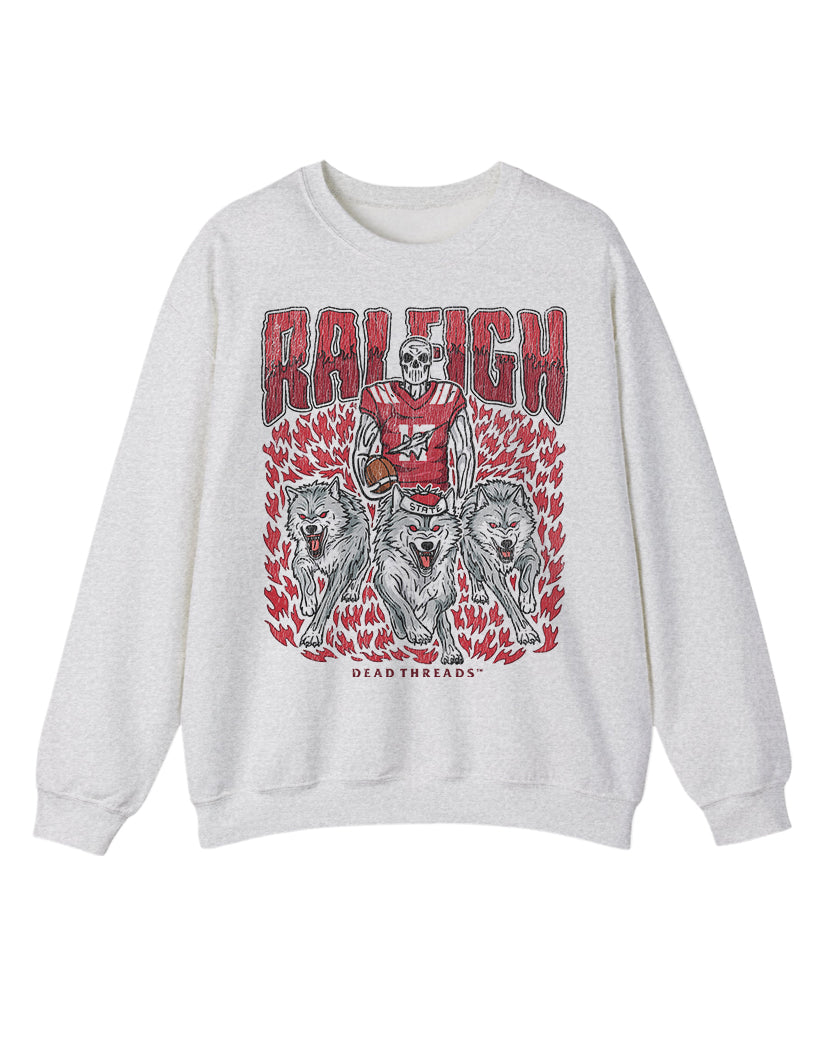 RALEIGH FOOTBALL CREWNECK SWEATSHIRT – Dead Threads Apparel