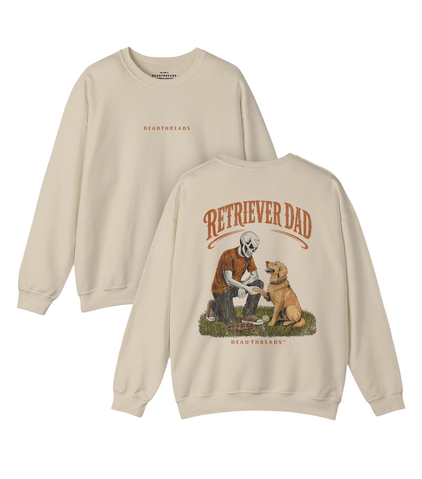 RETRIEVER DAD - “DT ESSENTIAL" CREWNECK SWEATSHIRT