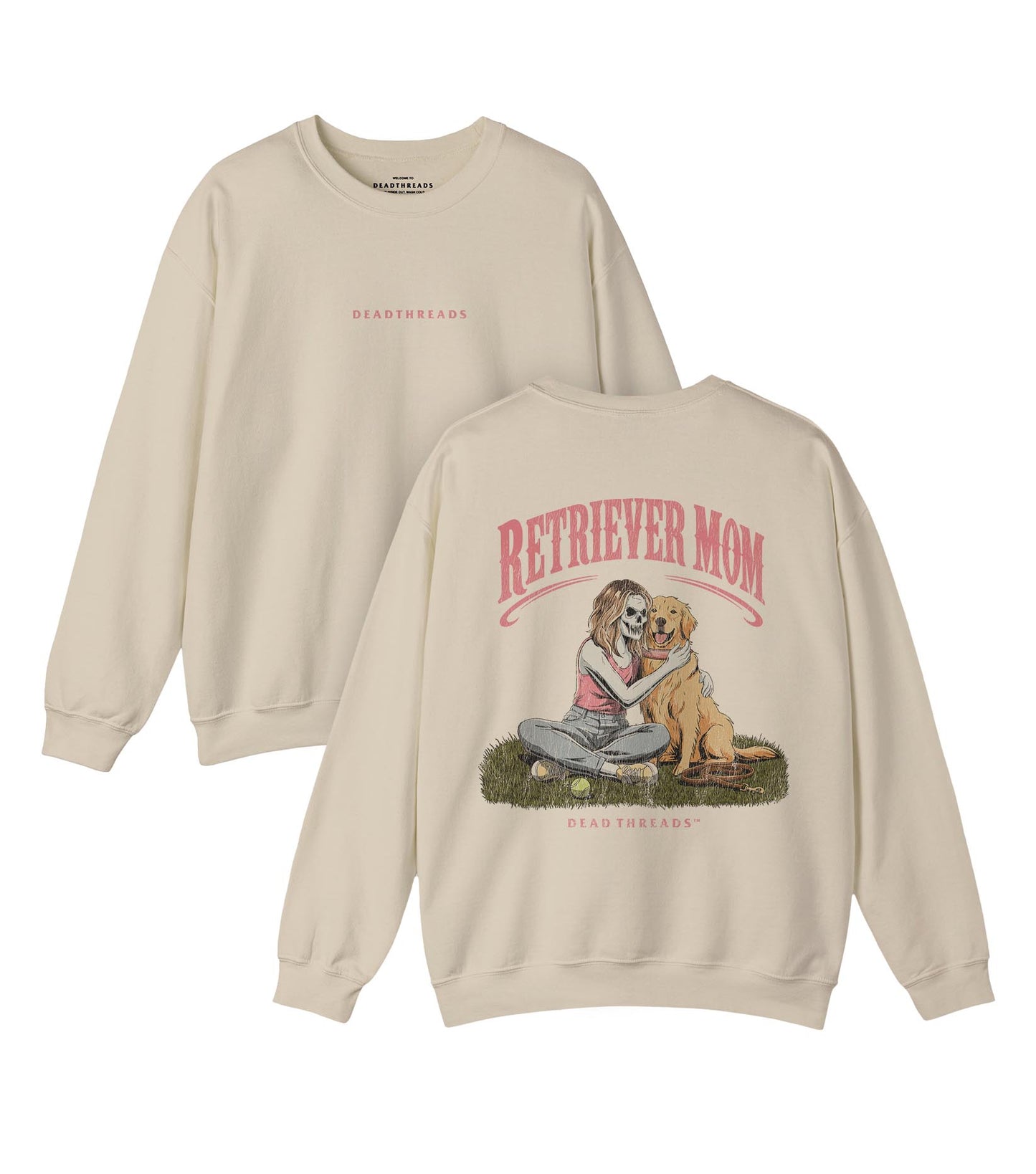RETRIEVER MOM - “DT ESSENTIAL" CREWNECK SWEATSHIRT