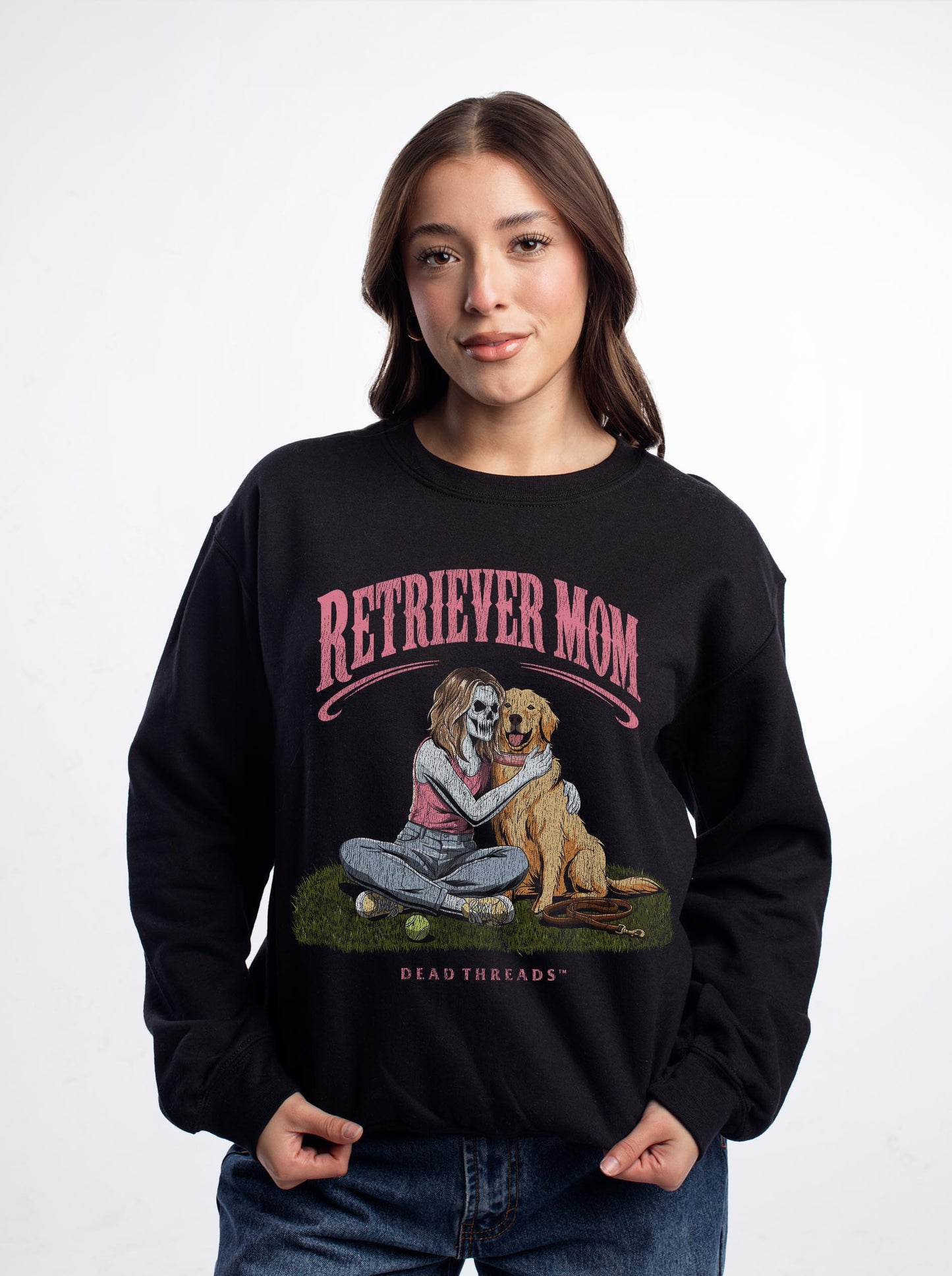 RETRIEVER MOM - CREWNECK SWEATSHIRT