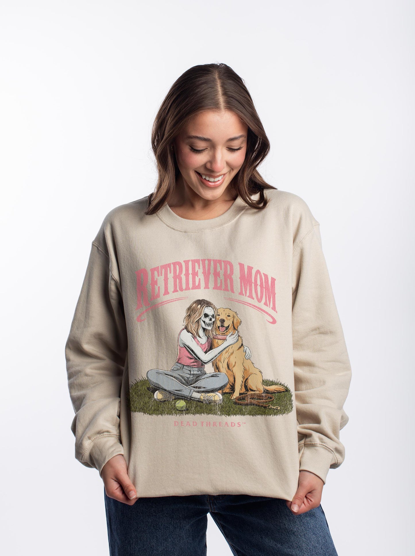 RETRIEVER MOM - CREWNECK SWEATSHIRT