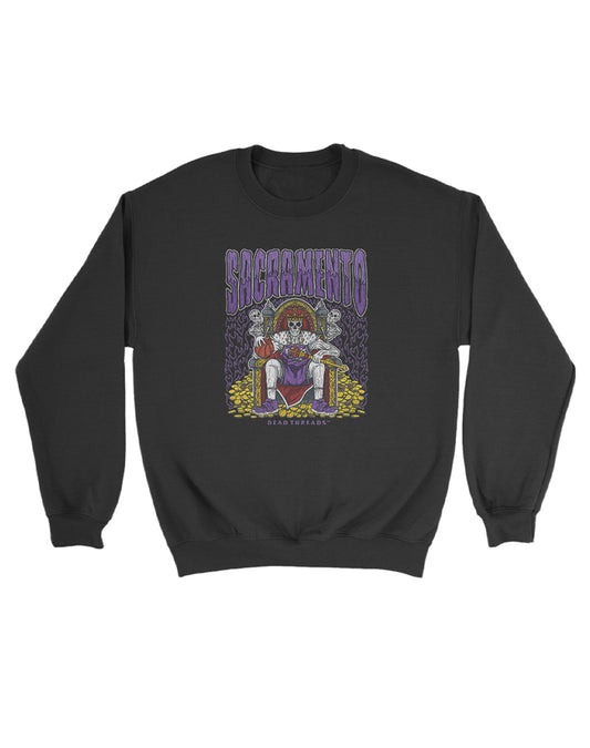 SACRAMENTO BASKETBALL KIDS CREWNECK SWEATSHIRT