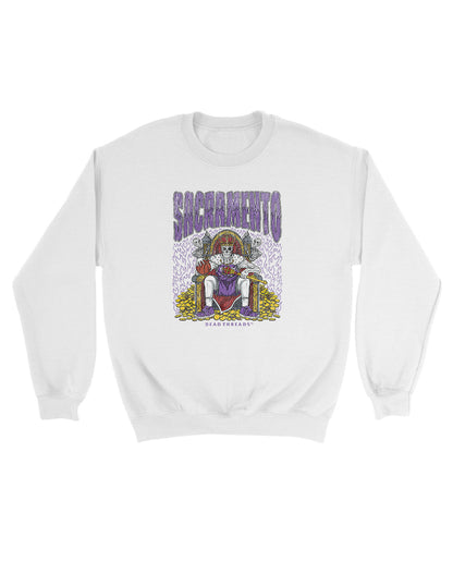 SACRAMENTO BASKETBALL KIDS CREWNECK SWEATSHIRT