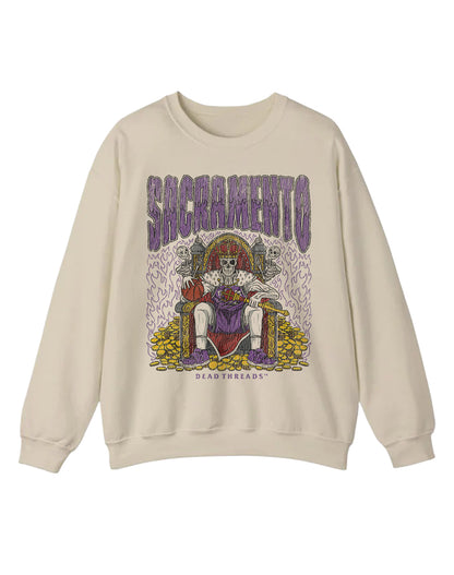 SACRAMENTO BASKETBALL CREWNECK SWEATSHIRT