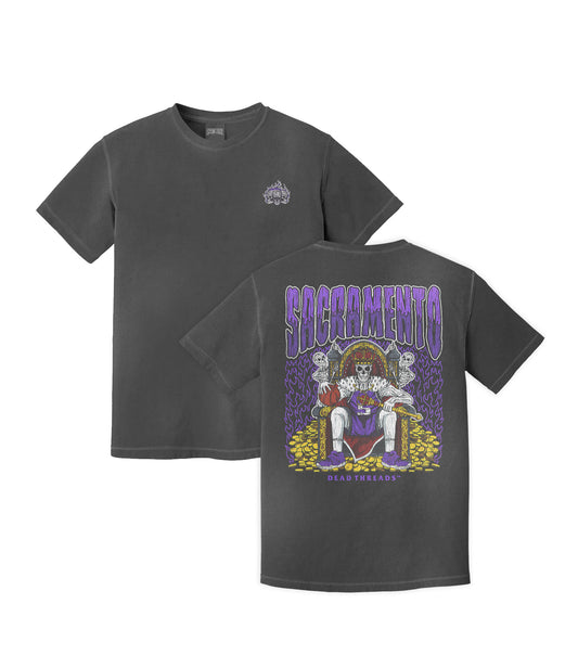 SACRAMENTO BASKETBALL - “3 SKULL” PREMIUM T-SHIRT