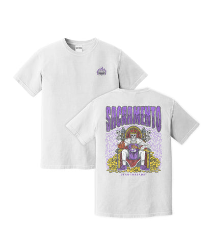 SACRAMENTO BASKETBALL - “3 SKULL” PREMIUM T-SHIRT