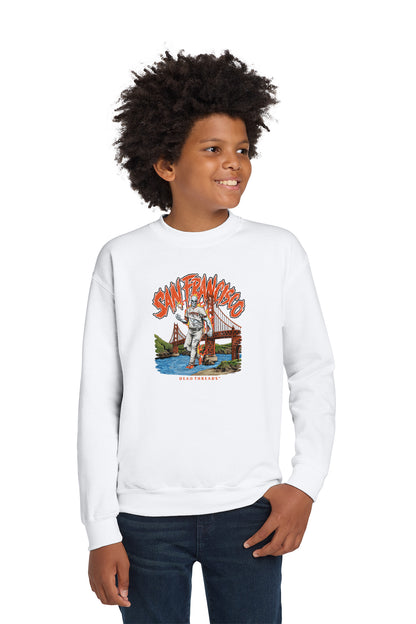 SAN FRANCISCO BASEBALL KIDS CREWNECK SWEATSHIRT