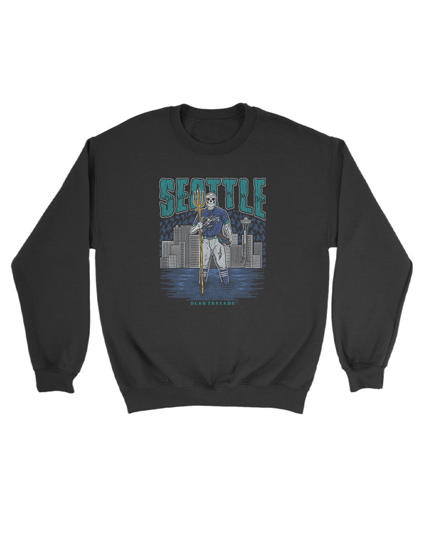 SEATTLE BASEBALL KIDS CREWNECK SWEATSHIRT