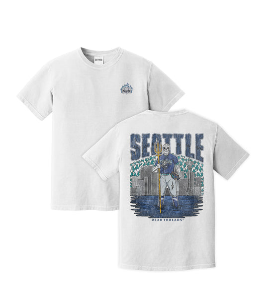 SEATTLE BASEBALL - "3 SKULL" PREMIUM SHIRT