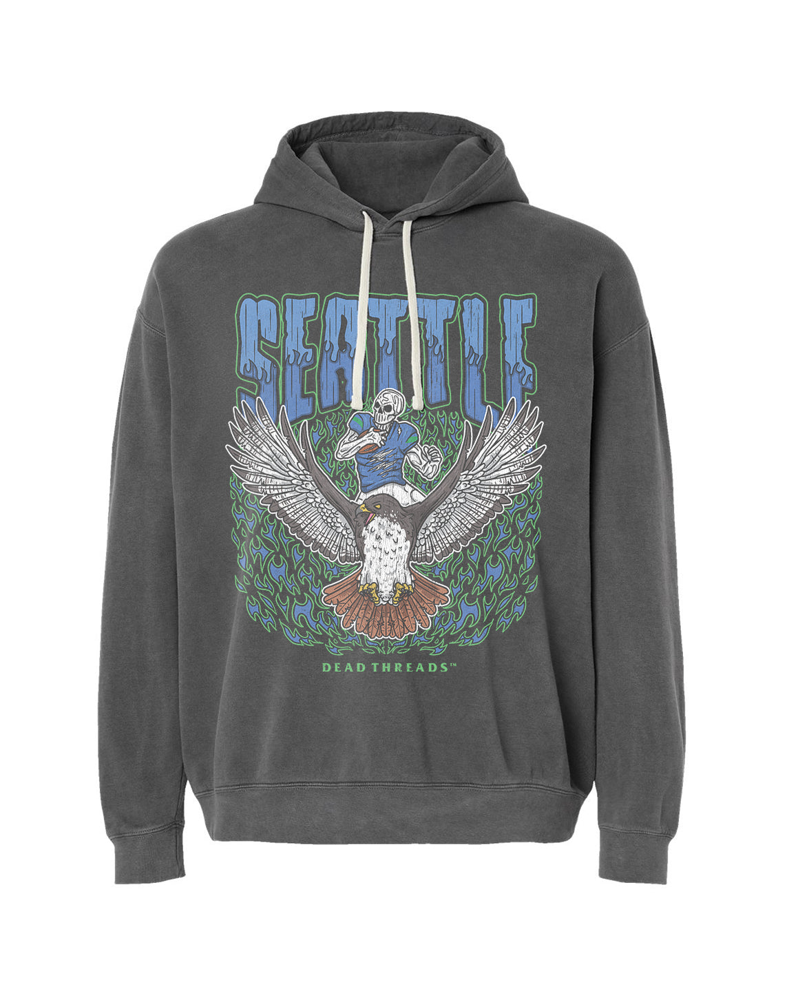 SEATTLE FOOTBALL LIGHTWEIGHT HOODIE – Dead Threads Apparel