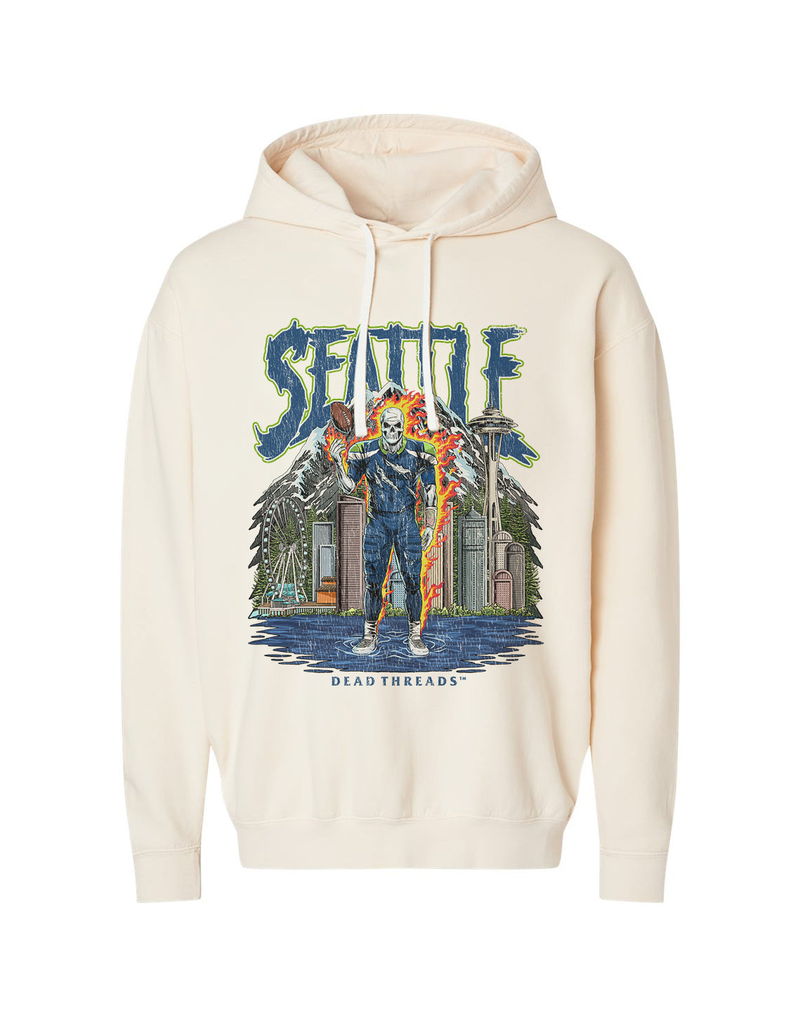 SEATTLE FOOTBALL v2 - LIGHTWEIGHT HOODIE