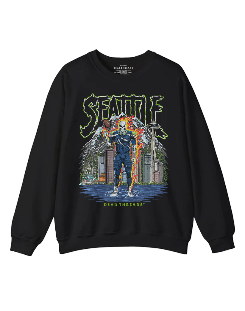 SEATTLE FOOTBALL v2 CREWNECK SWEATSHIRT