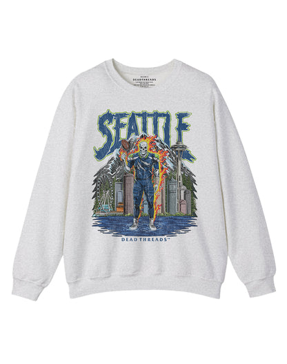 SEATTLE FOOTBALL v2 CREWNECK SWEATSHIRT
