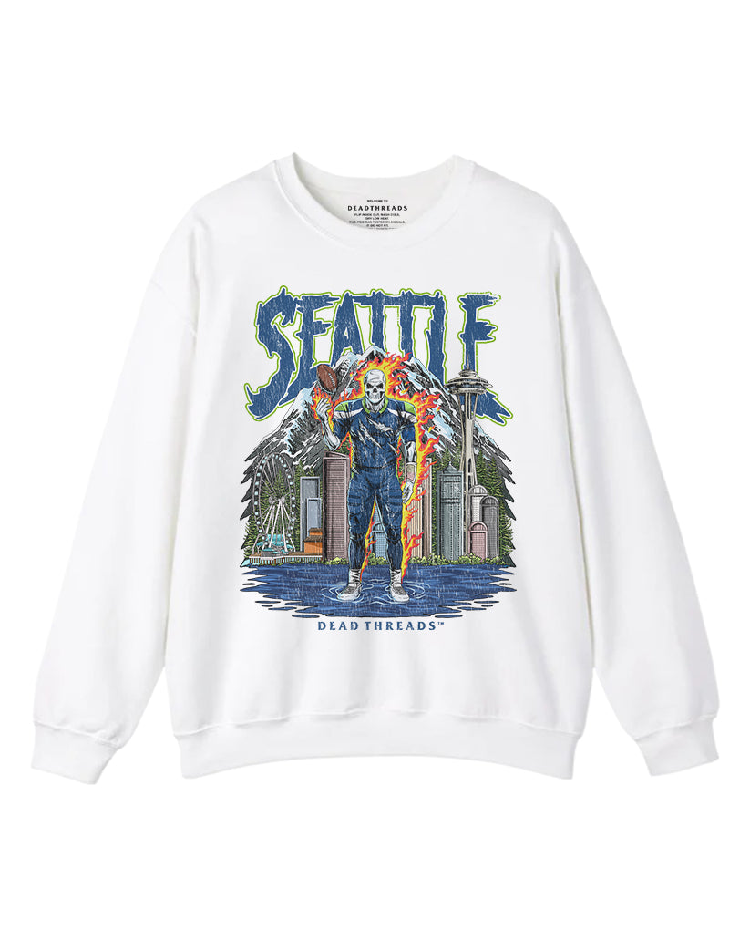SEATTLE FOOTBALL v2 CREWNECK SWEATSHIRT