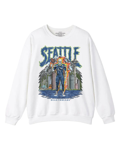 SEATTLE FOOTBALL v2 CREWNECK SWEATSHIRT