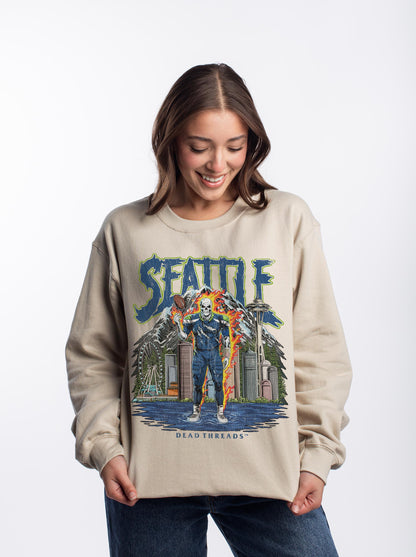 SEATTLE FOOTBALL v2 CREWNECK SWEATSHIRT