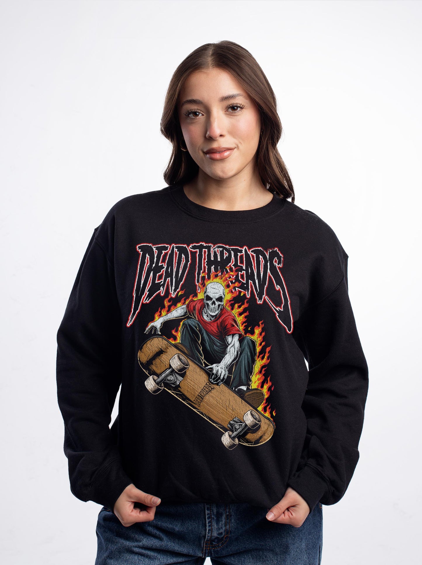 SKATE OR DIE CREWNECK SWEATSHIRT