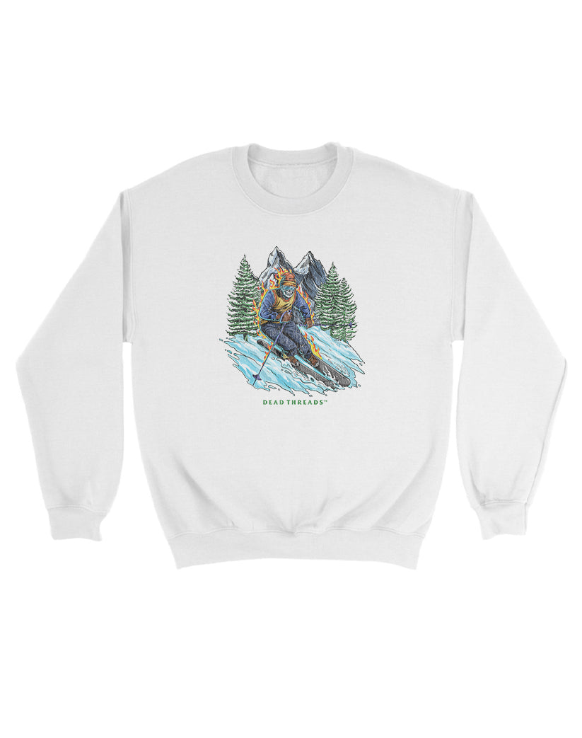 SKIING KIDS CREWNECK SWEATSHIRT