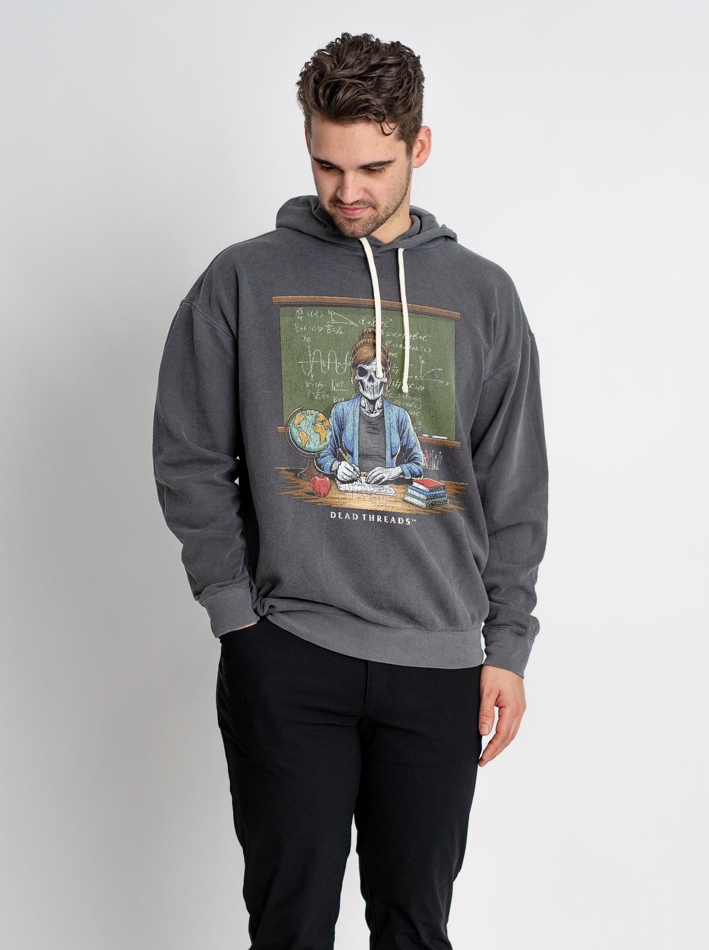SKULL'S IN SESSION (MRS.) - LIGHTWEIGHT HOODIE
