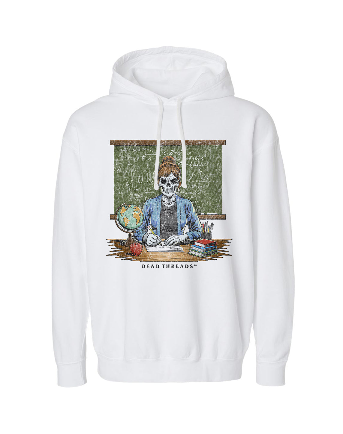 SKULL'S IN SESSION (MRS.) - LIGHTWEIGHT HOODIE