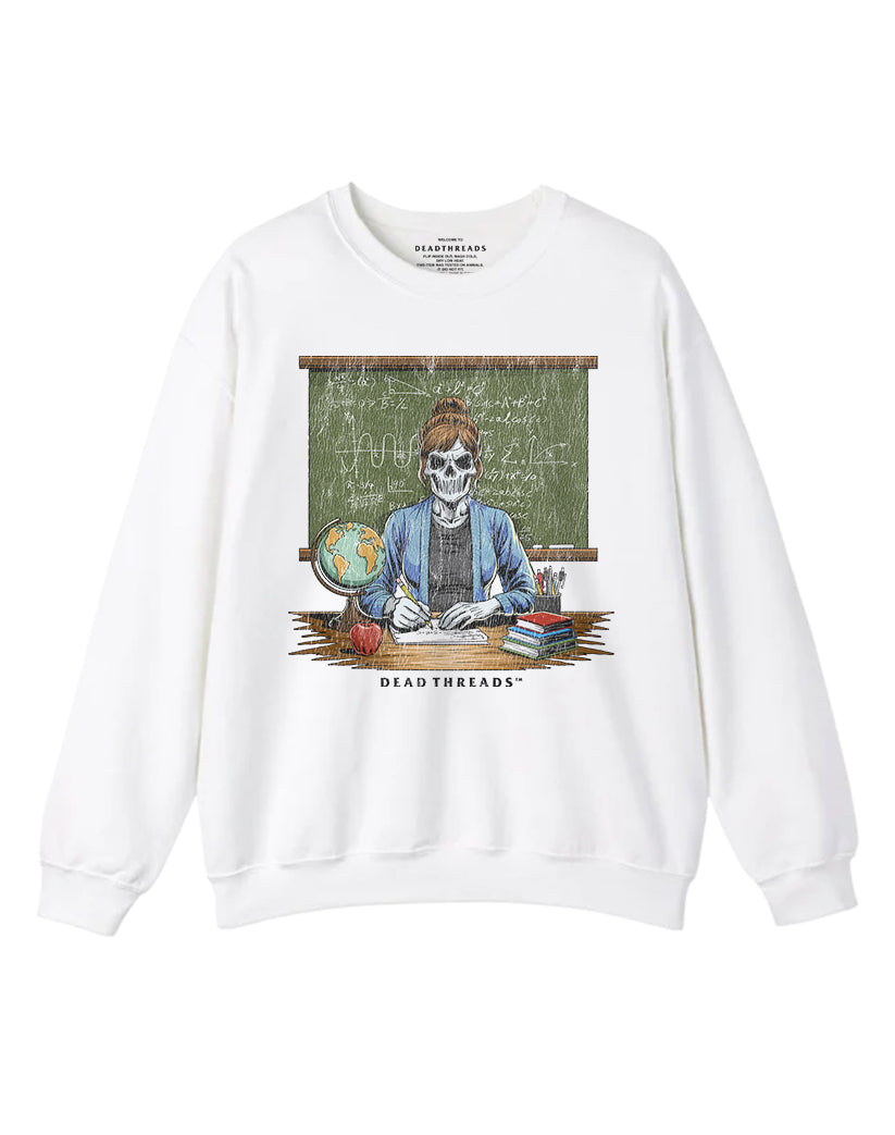 SKULL'S IN SESSION (MRS.) CREWNECK SWEATSHIRT