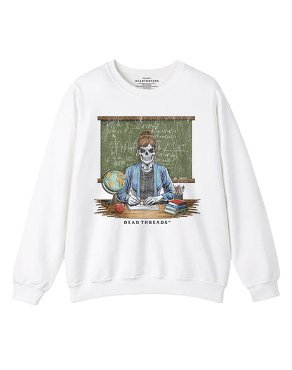 SKULL'S IN SESSION (MRS.) CREWNECK SWEATSHIRT