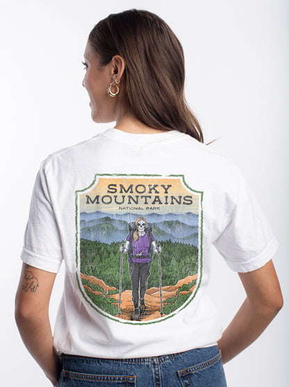 SMOKY MOUNTAINS NATIONAL PARK FEMALE - “DT ESSENTIAL" PREMIUM T-SHIRT