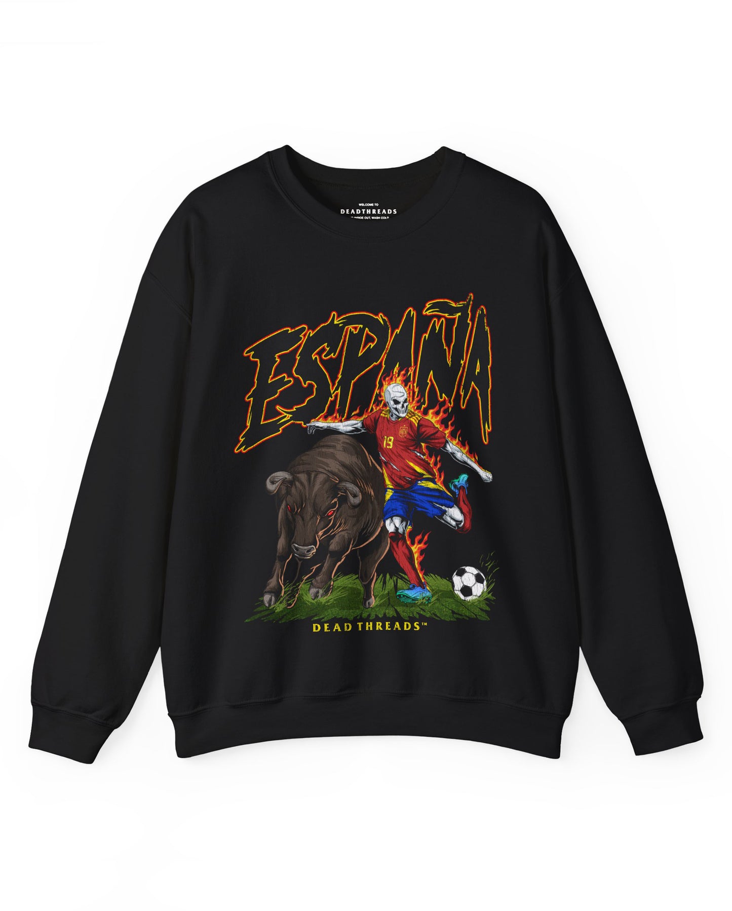 ESPAÑA SOCCER CREWNECK SWEATSHIRT