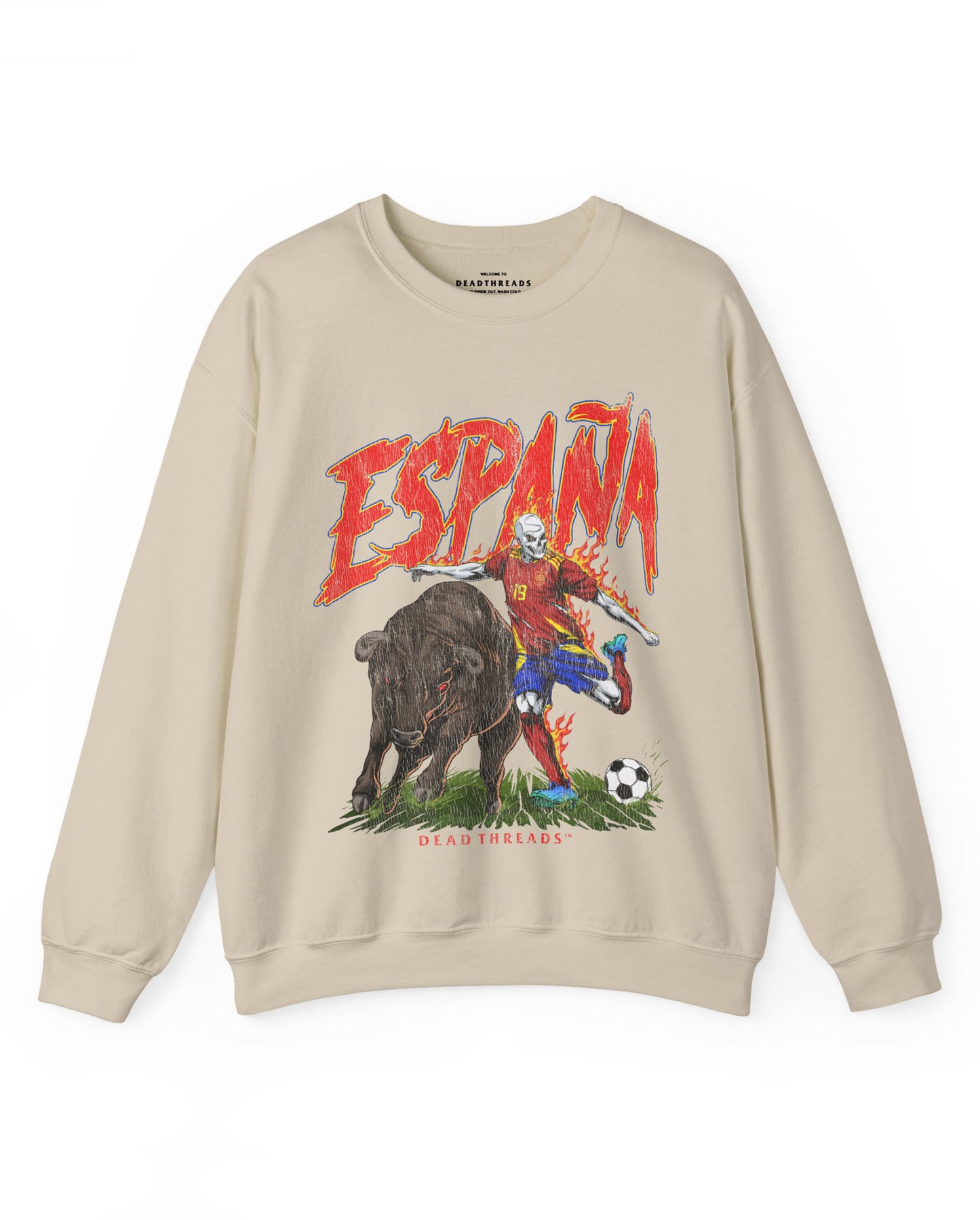 ESPAÑA SOCCER CREWNECK SWEATSHIRT