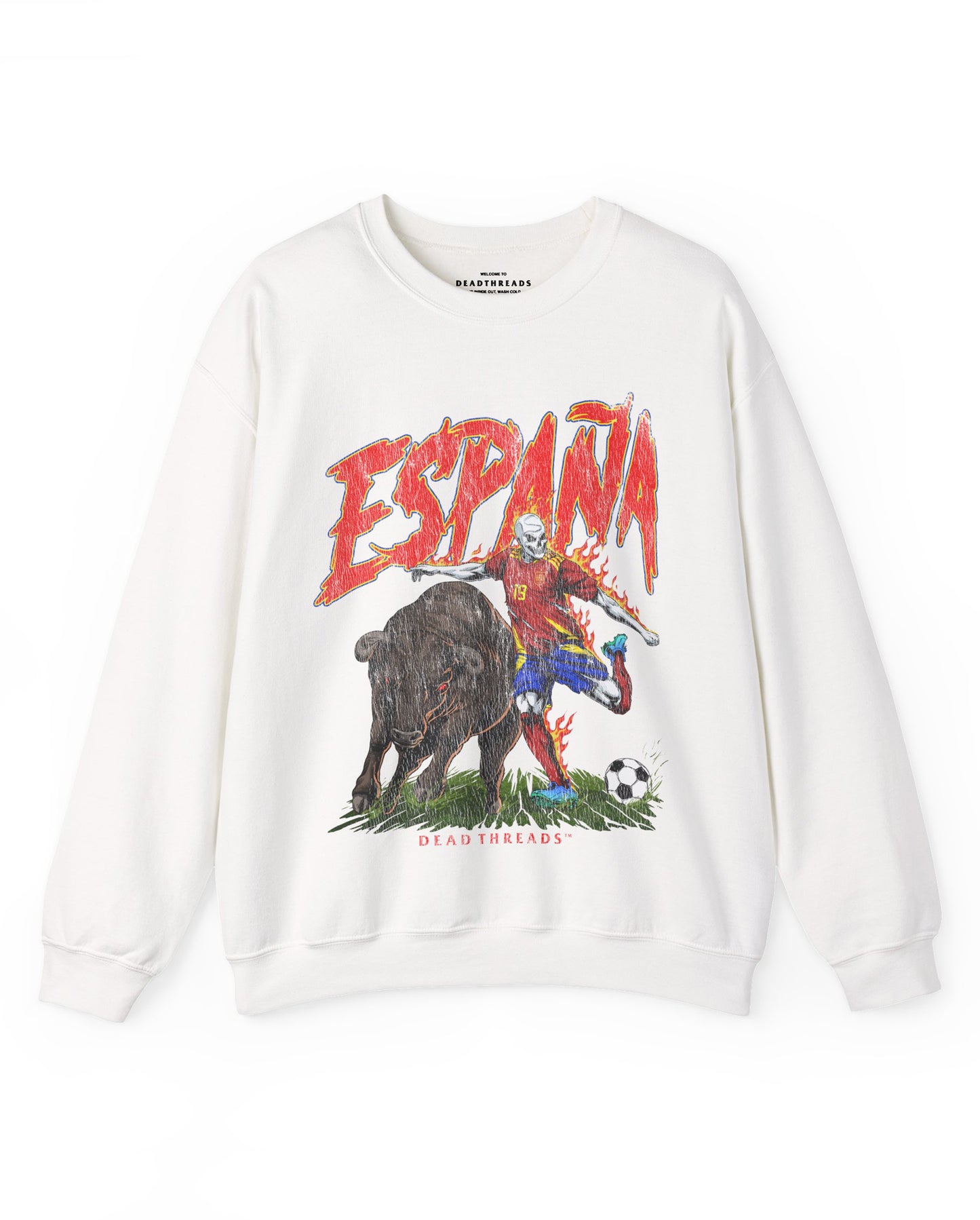 ESPAÑA SOCCER CREWNECK SWEATSHIRT