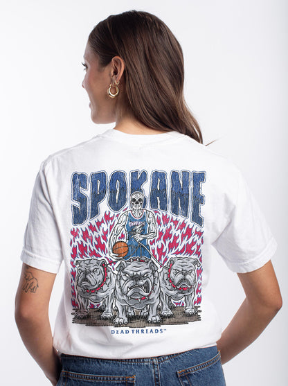 SPOKANE BASKETBALL - “3 SKULL” PREMIUM T-SHIRT